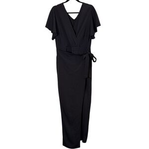 Halara Women’s Black Wrap Jumpsuit Sz XL